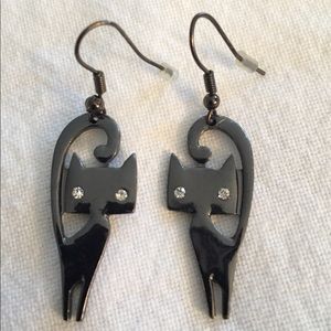 Black Cat Earrings 😻